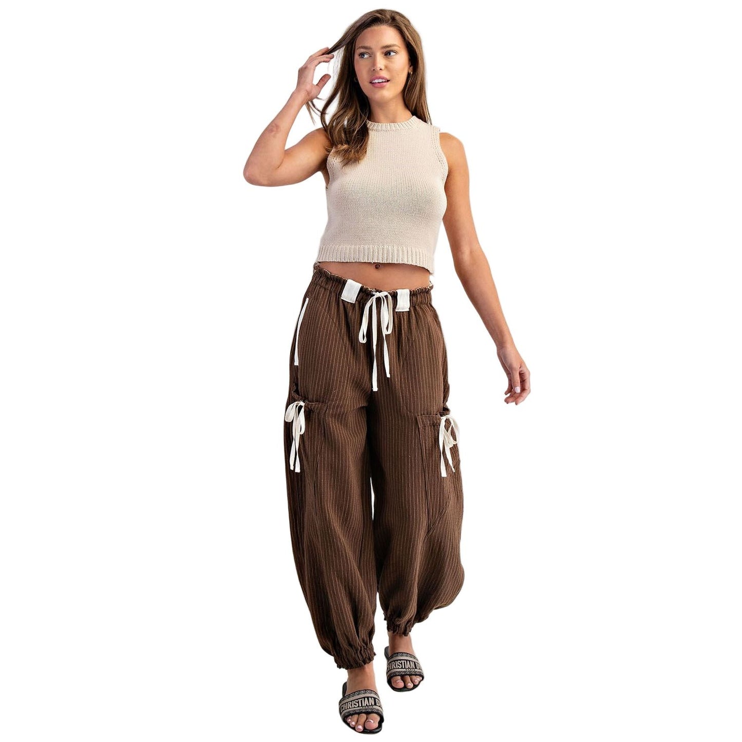 Women's ee:some Striped Jogger Pants PK14566
