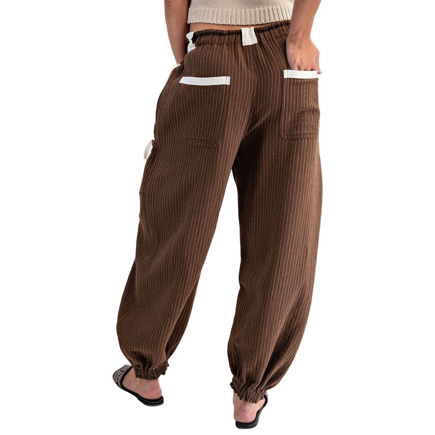 Women's ee:some Striped Jogger Pants PK14566