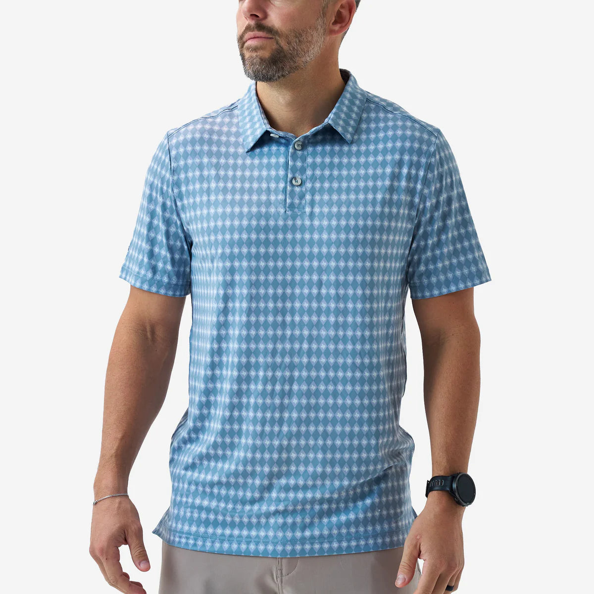 Men's Burlebo Texas Diamond Performance Polo PP-TXDIA