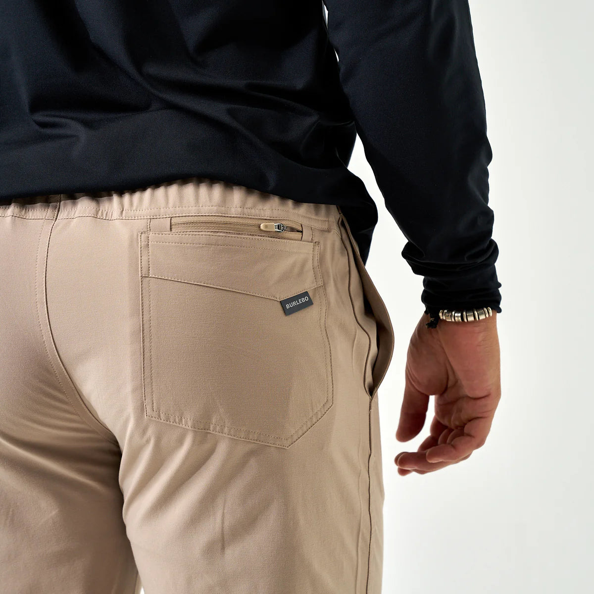 Men's Burlebo Cobblestone Khaki Performance Pants