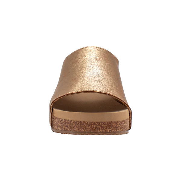 Women's Very Volatile Gold "Wren" Slip On Sandals