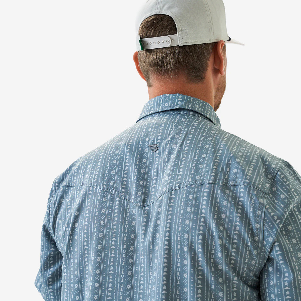 Men's Burlebo Sage Burlebo Ranch Performance Western Shirt PWS-TBR-SGE