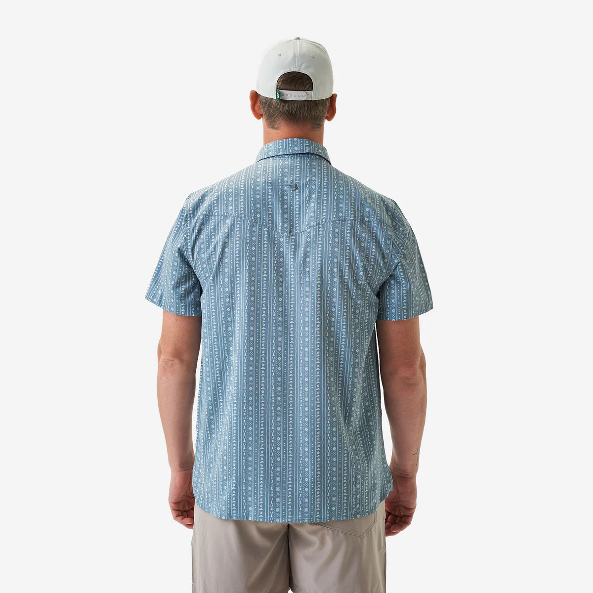 Men's Burlebo Sage Burlebo Ranch Performance Western Shirt PWS-TBR-SGE