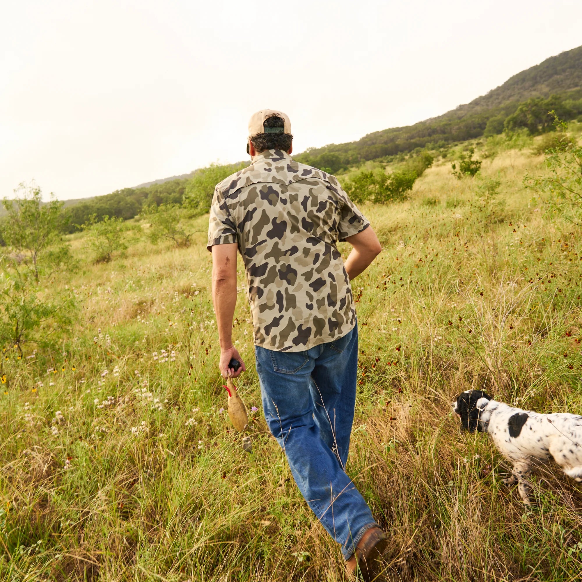 Poncho Men's "The Pampa" Short Sleeve Snap Shirt