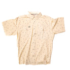 Men's Poncho Cream Patterned Pearl Snap Shirt Llano-Crm - Crazy House Western Wear