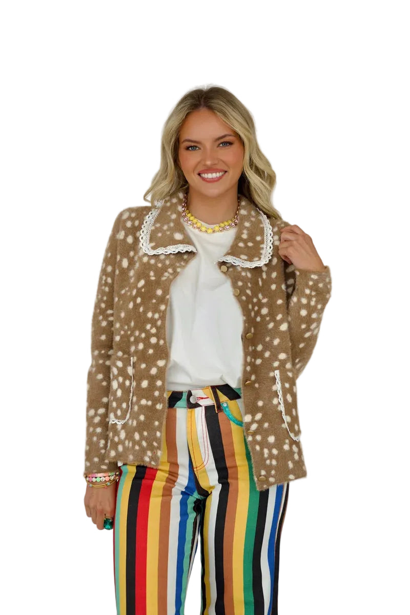 Poppy and Pine Women's Deer to Dream Cardigan