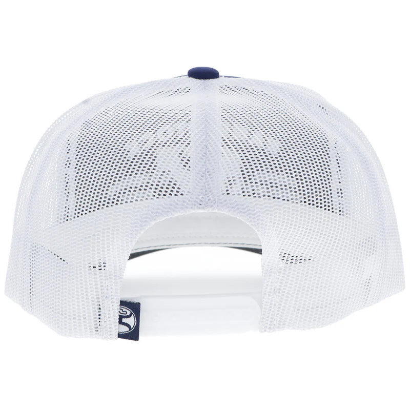 Men's Hooey "Rank Stock" Navy and White Hat 2562T-NVWH - Crazy House Western Wear