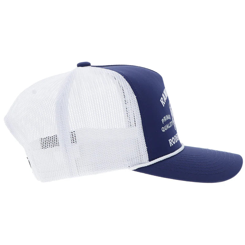 Men's Hooey "Rank Stock" Navy and White Hat 2562T-NVWH - Crazy House Western Wear