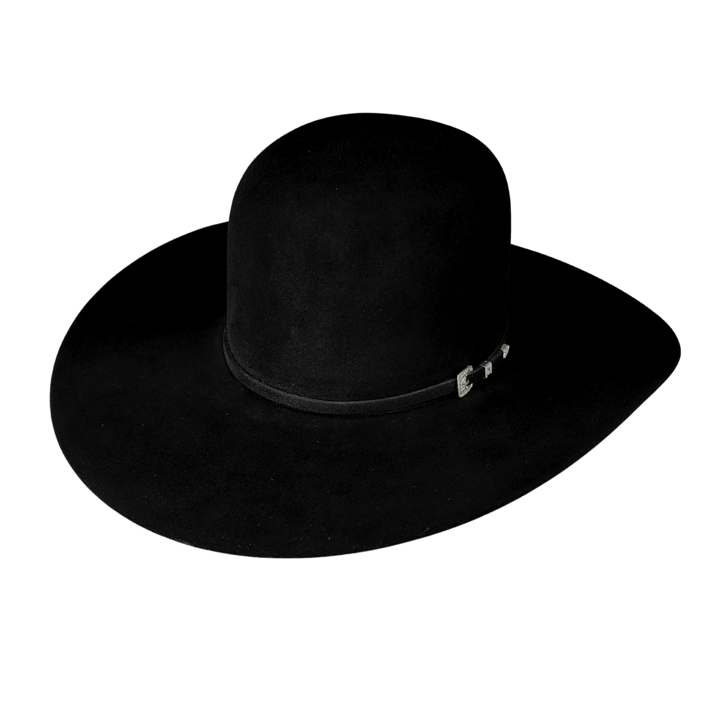 Rodeo King 100X Black 4 1/2" Felt Hat - Crazy House Western Wear