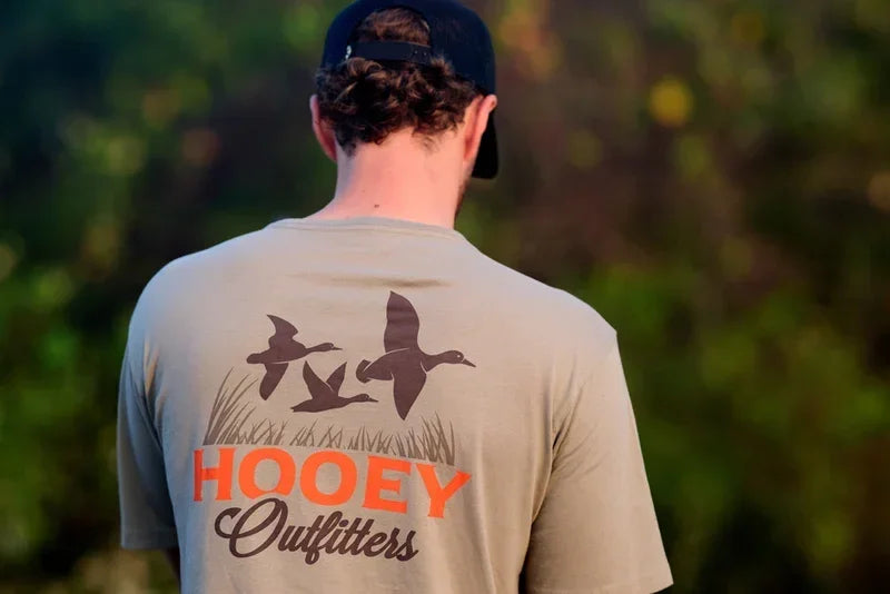 Hooey Men's Olive Decoy Outfitters T-shirt HT2616OL