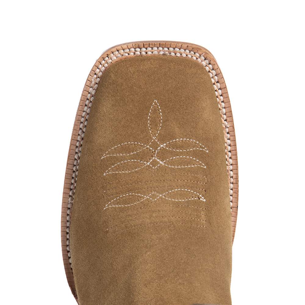 Men's R. Watson Sand Roughout 13" Cherry Red Cowhide Square Toe Boots RW8207-2