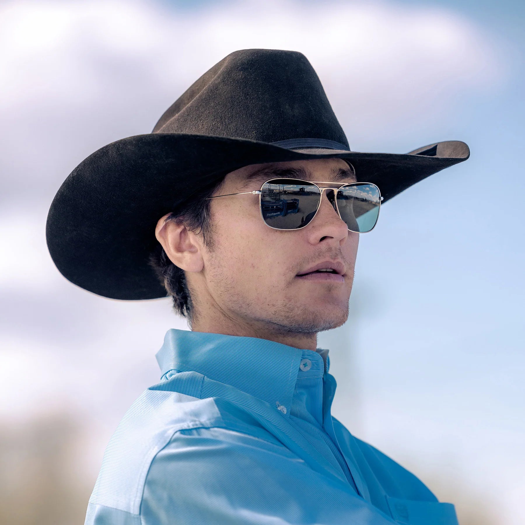 Bex Silver and Gray Ranger OTG Sunglasses S171SG