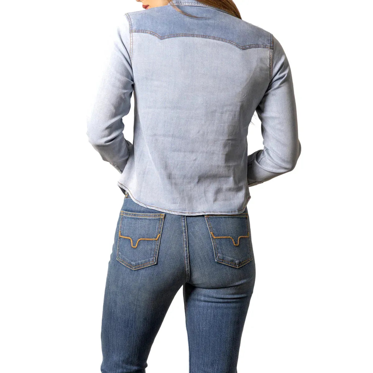 Women's Kimes Ranch Light Wash Rayna Snap Shirt