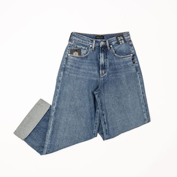 Women's Silver Be Easy Wide Leg Crop Pants L28934AGR310 - Crazy House Western Wear