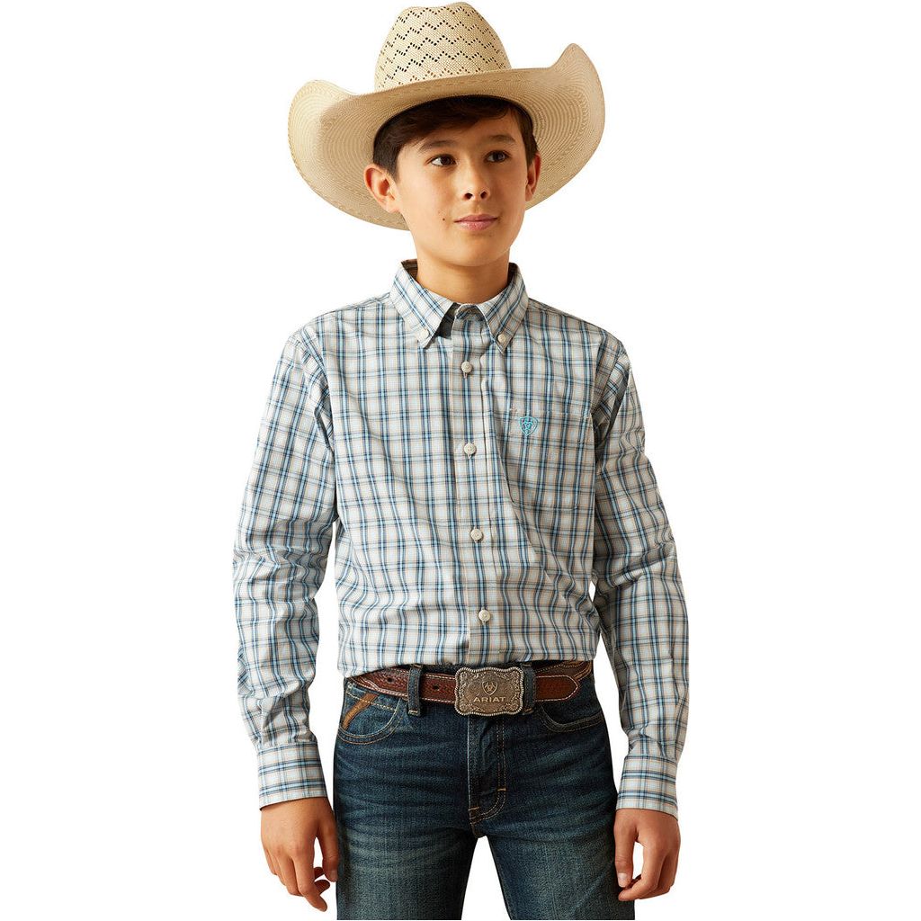 Boy's Ariat Series Shelton Classic Fit Shirt 10058718 - Crazy House Western Wear