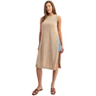 Women's ee:some Side Button Sleeveless Open Longline Sweater SH15117 - Crazy House Western Wear