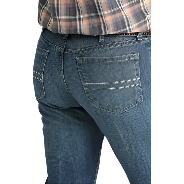 Men's Cinch Silver Label Medium Stone Men's Jeans MB98034024 - Crazy House Western Wear