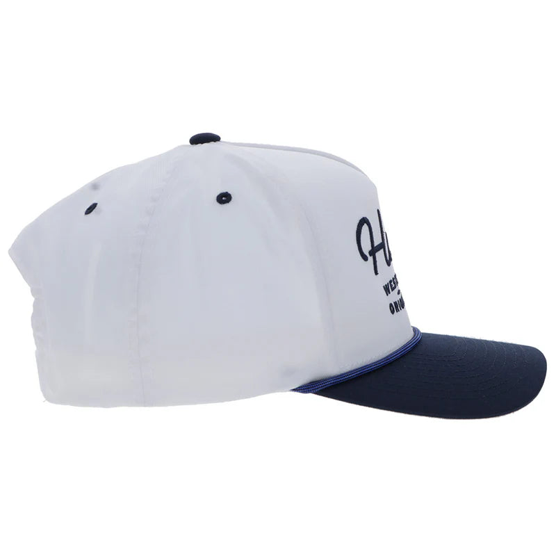 Men's Hooey "OG" White and Navy Cap 2560T-WHNV - Crazy House Western Wear