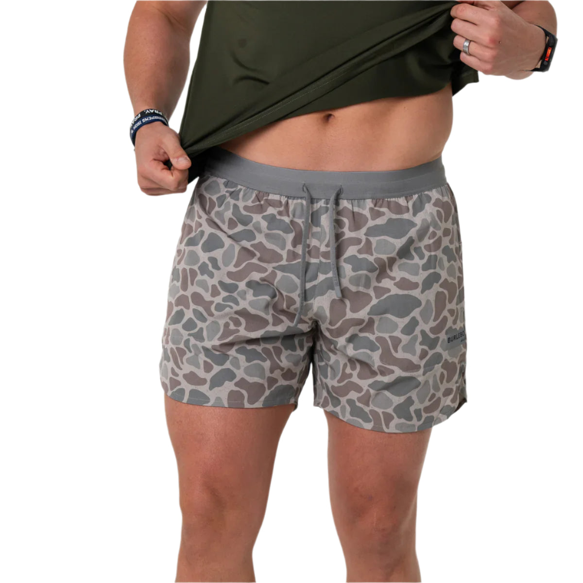 Men's Burlebo Training Short - Deer Camo RUNS-CDC - Crazy House Western Wear