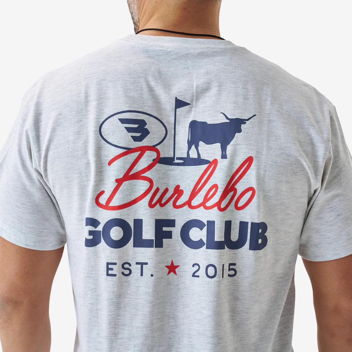 Men's Burlebo Ash Gray Burlebo Golf Club Short Sleeve T-shirt SST-GFCB-AG