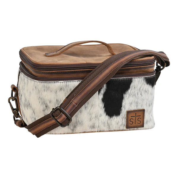Women's STS Ranchwear Cowhide Glamour Makeup Organizer STS30888