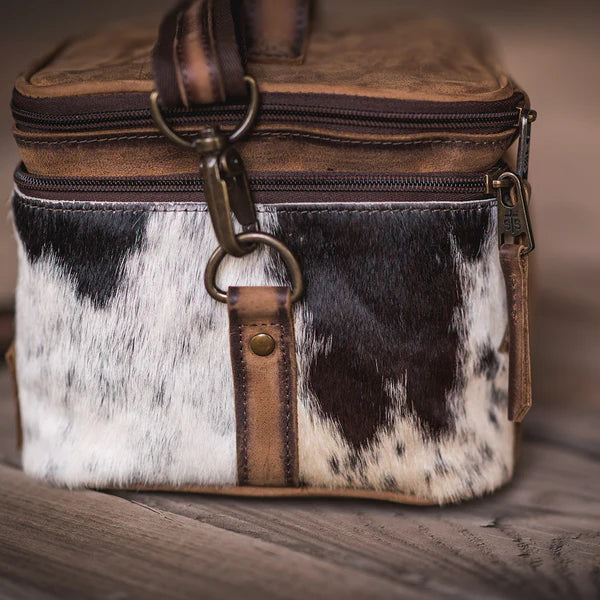 Women's STS Ranchwear Cowhide Glamour Makeup Organizer STS30888