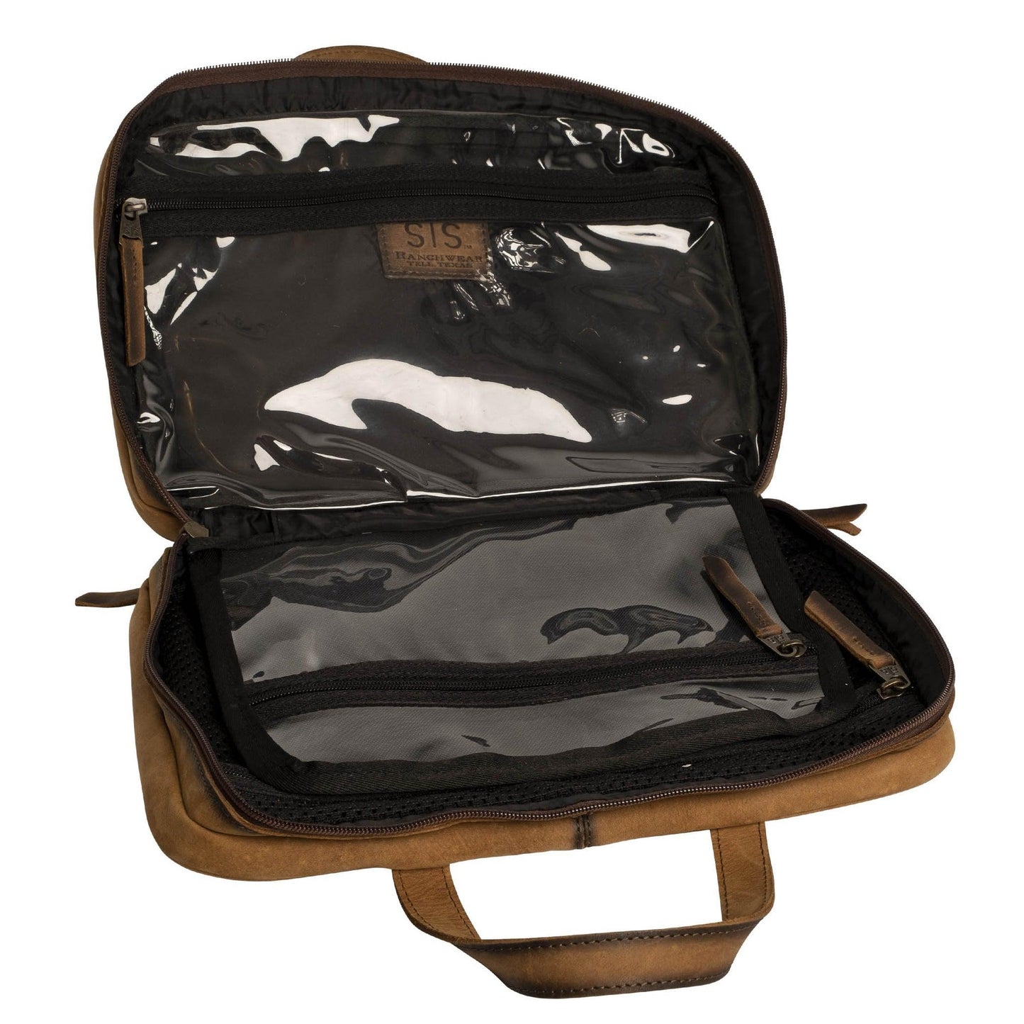 STS Cowhide Toiletry Bag STS32835 - Crazy House Western Wear