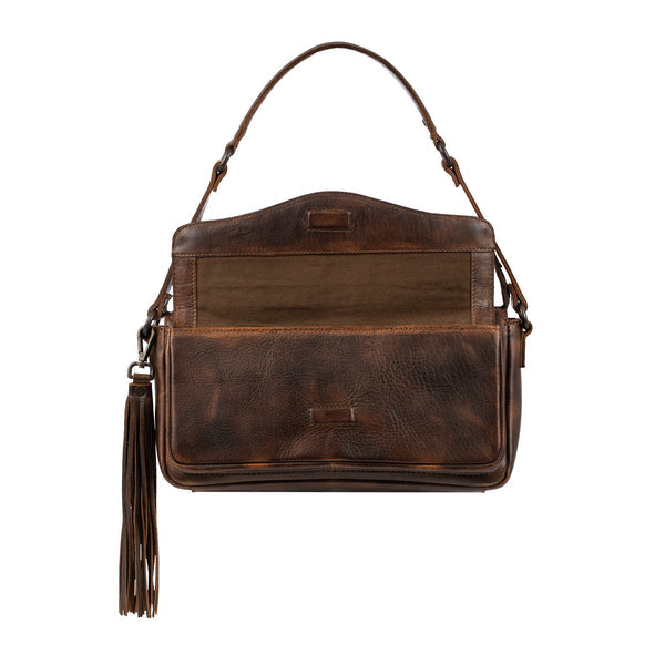 STS Ranchwear Women's Bandera Chocolate Shoulder Bag STS34015