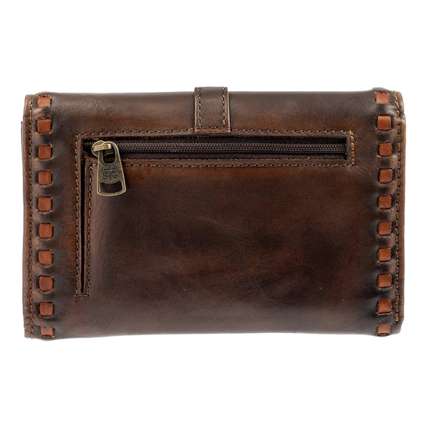 STS Ranchwear Women's Bandera Chocolate Tillie Wallet STS34018