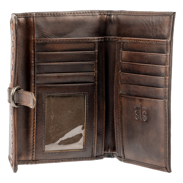 STS Ranchwear Women's Bandera Chocolate Tillie Wallet STS34018