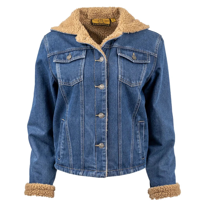 STS Ranchwear Denim Teddy Jean Jacket STS9199