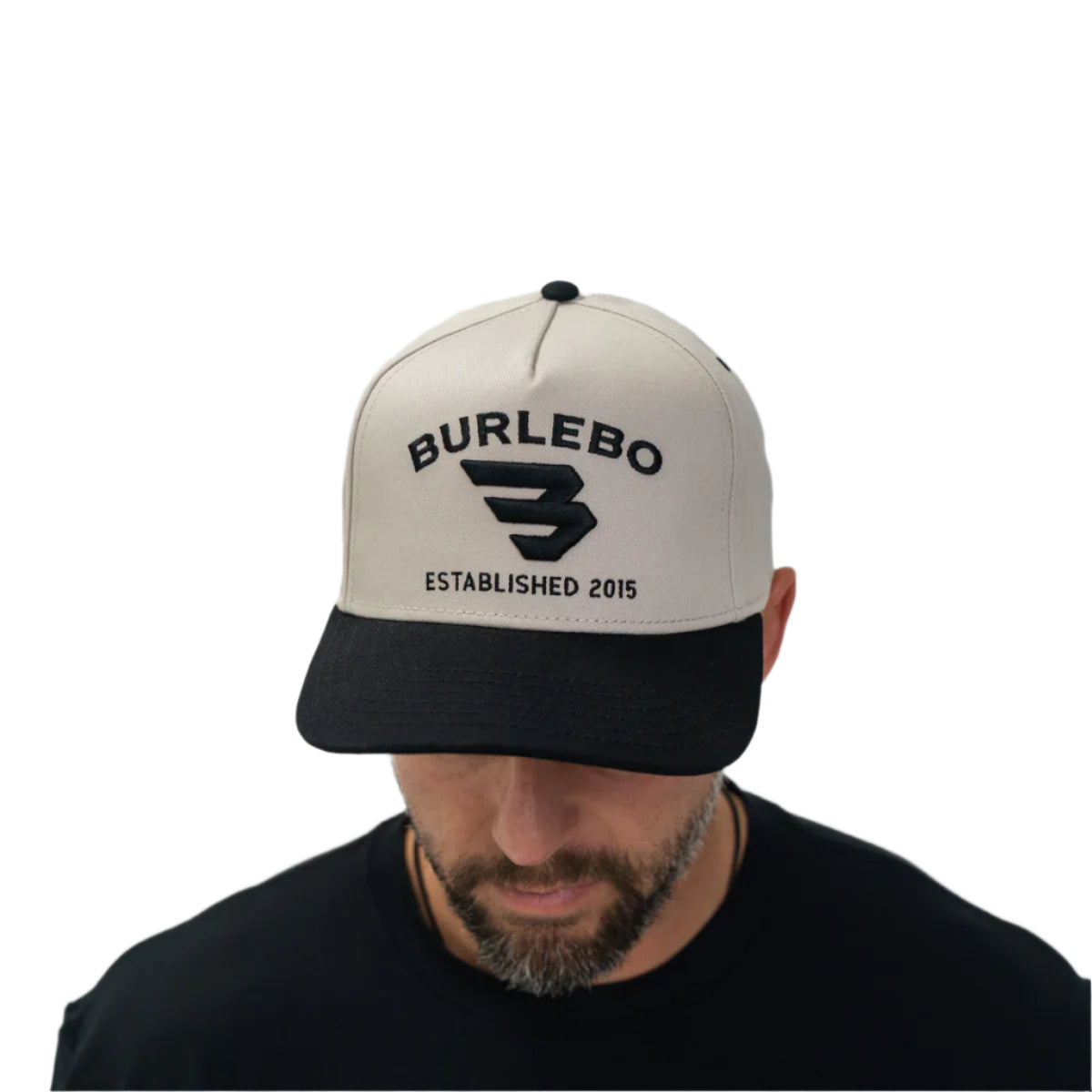 Men's Burlebo 3D Flying B Logo - Cream Cap C-3DFBL
