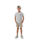 Boy's Burlebo Pintail Triangle Duck - Heather Ash Grey Shirt Y-PTRI-SS-AG - Crazy House Western Wear