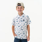 Boy's Burlebo Performance Button Up - Lake Weekend Y-PBU-LKWK - Crazy House Western Wear