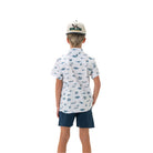 Boy's Burlebo Performance Button Up - Lake Weekend Y-PBU-LKWK - Crazy House Western Wear