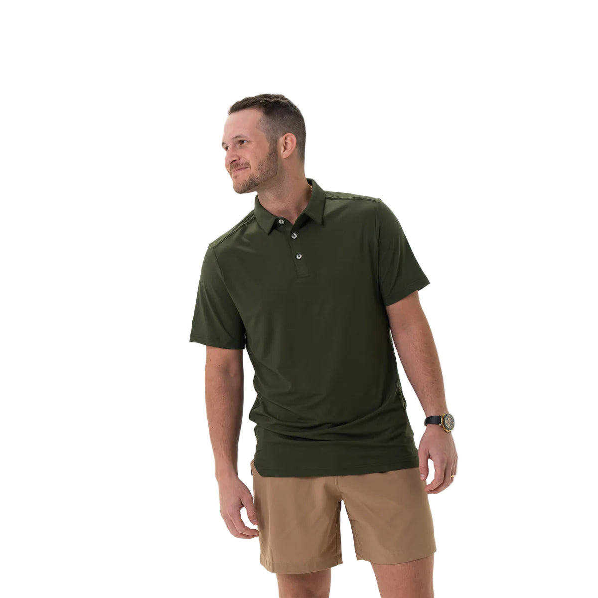 Men's Burlebo Performance Polo Mallard Green PP-MG