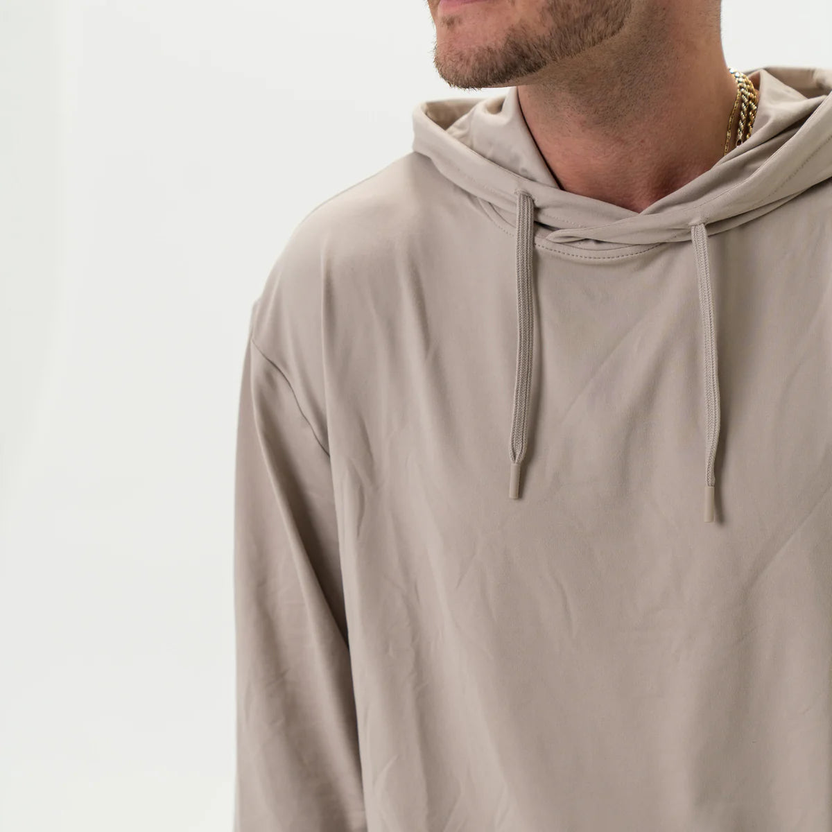 Men's Burlebo Performance Hoodie Sandstone PH-SAND