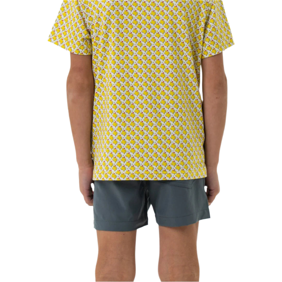 Boy's Burlebo Everyday Short - River Rock Grey - Classic Deer Camo Pocket Y-ES-RRG-CDC - Crazy House Western Wear