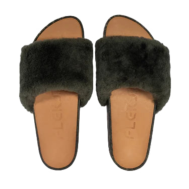 Women's Fleks Forest Green San Ysidro Slide