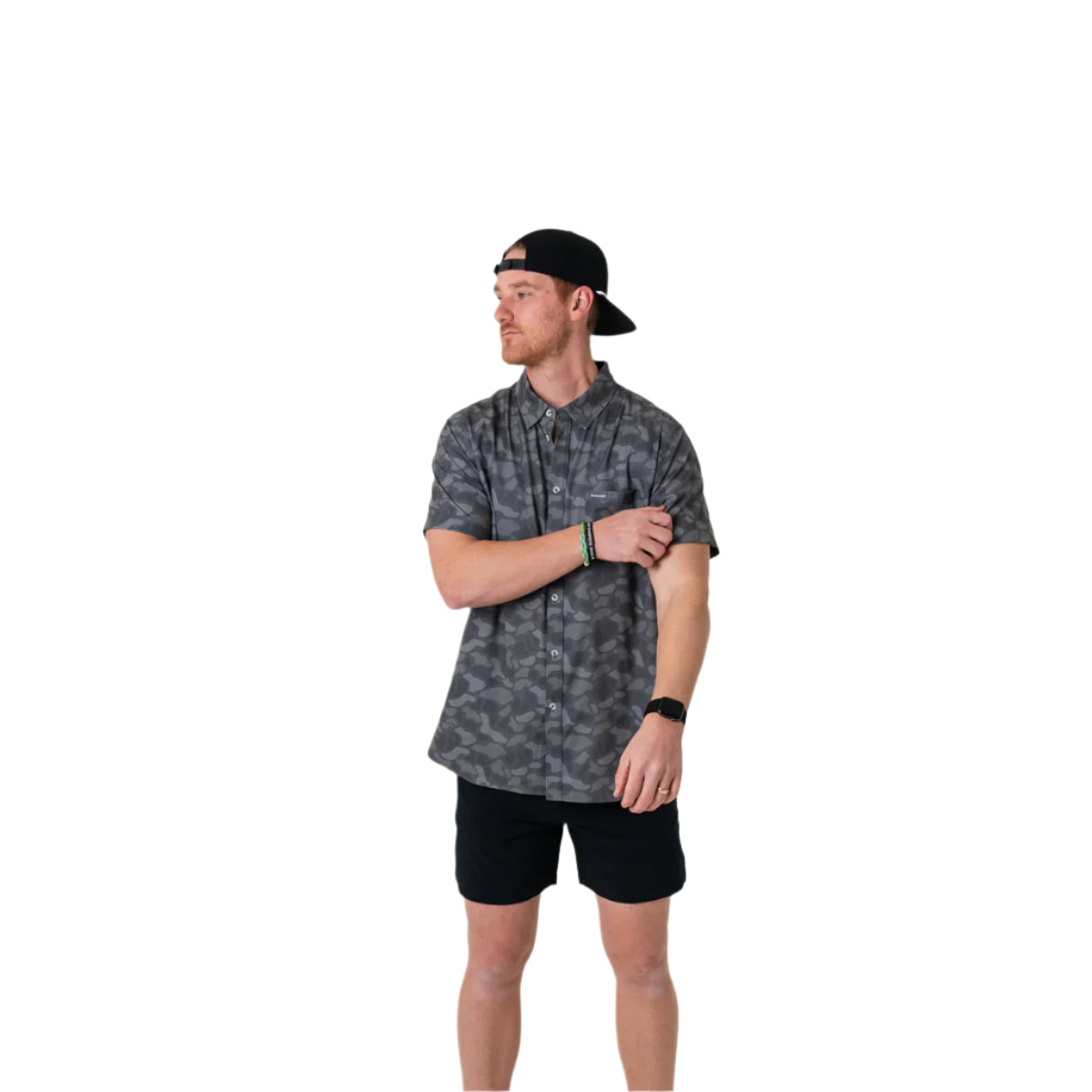 Men's Burlebo Performance Button Up - Stone Camo PBU-STOC - Crazy House Western Wear