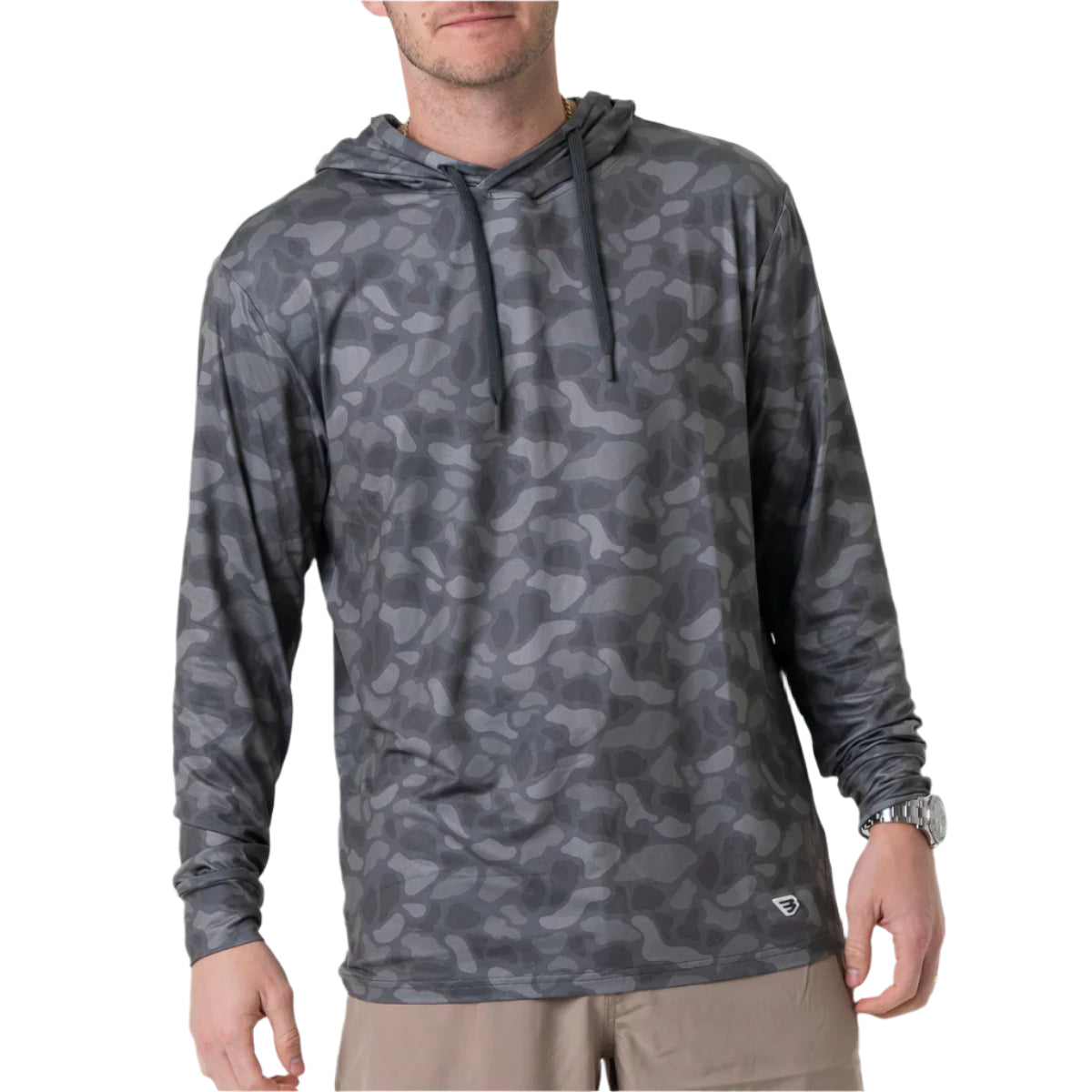 Men's Burlebo Performance Hoodie - Stone Camo PH-STOC - Crazy House Western Wear
