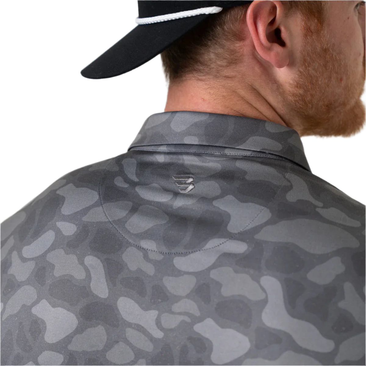 Men's Burlebo Performance Polo - Stone Camo PP-STOC - Crazy House Western Wear
