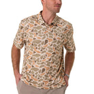 Men's Burlebo Performance Polo Venado Camo