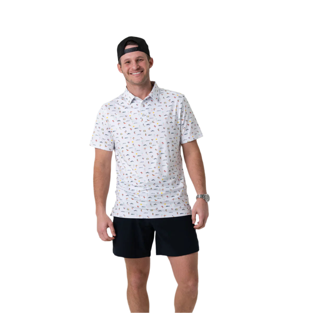 Men's Burlebo Performance Polo - Surfer PP-SURF - Crazy House Western Wear