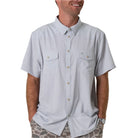 Men's Burlebo Performance Western Shirt - Light Grey PWS-LG - Crazy House Western Wear