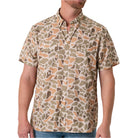 Men's Burlebo Performance Western Shirt - Venado Camo PWS-VENC - Crazy House Western Wear