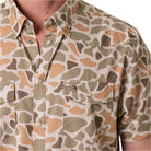 Men's Burlebo Performance Western Shirt - Venado Camo PWS-VENC - Crazy House Western Wear