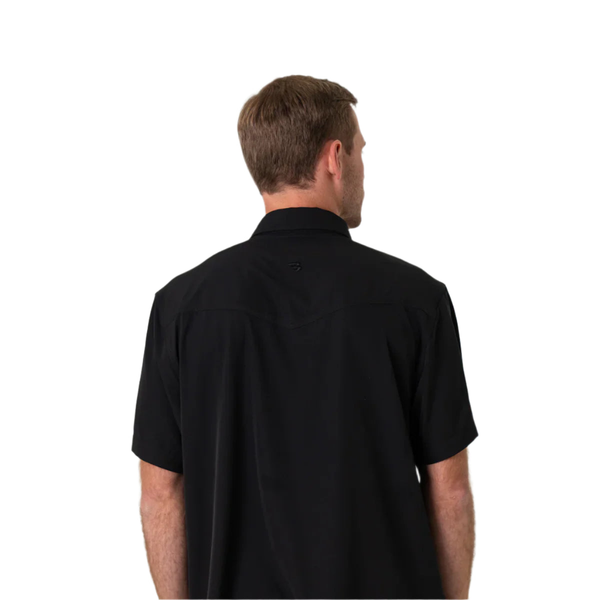 Men's Burlebo Performance Western Shirt - Black PWS-BLK - Crazy House Western Wear