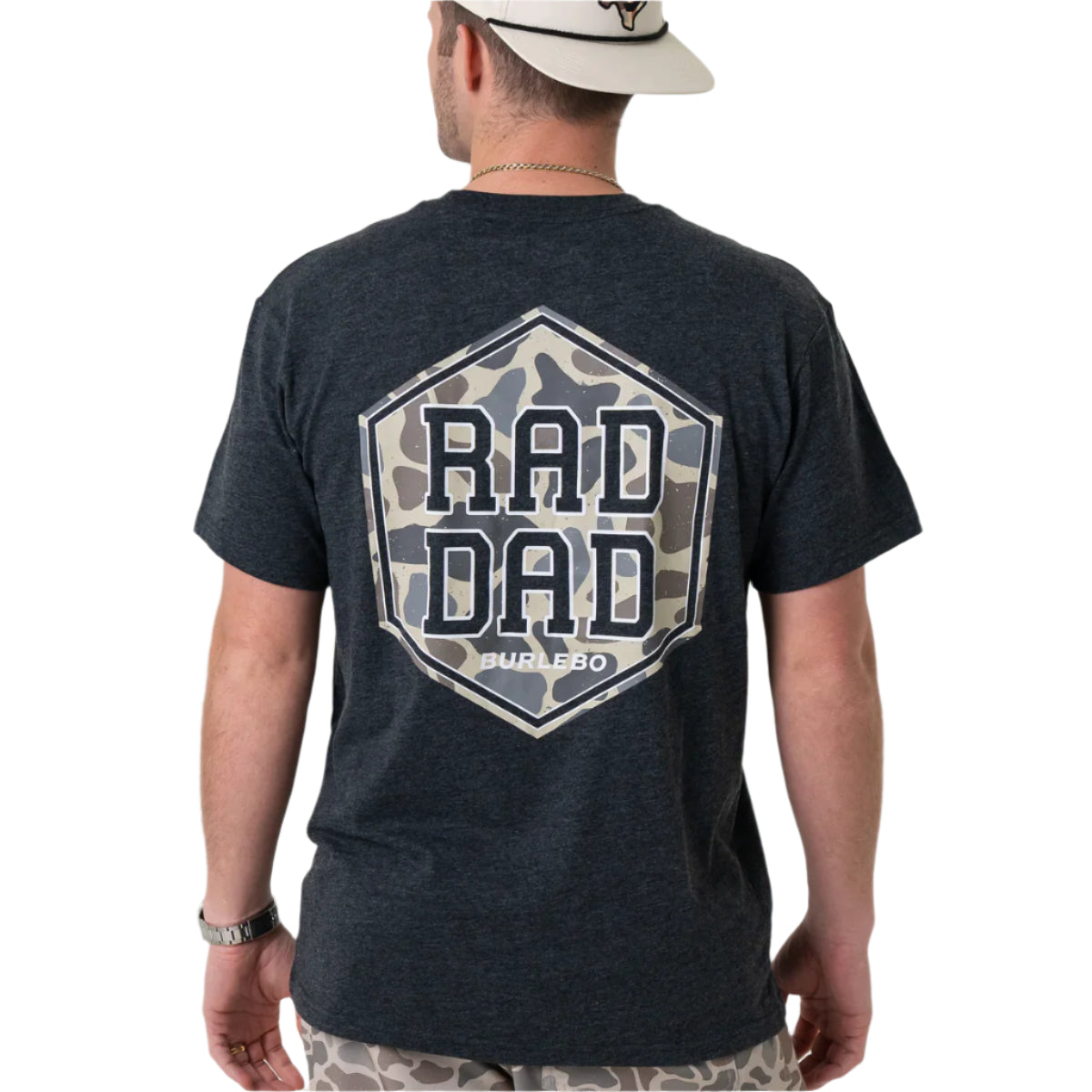 Men's Burlebo Rad Dad - Heather Black RDDC-SS-HB - Crazy House Western Wear