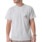 Men's Burlebo Pintail Triangle Duck - Heather Ash Grey PTRI-SS-AG - Crazy House Western Wear